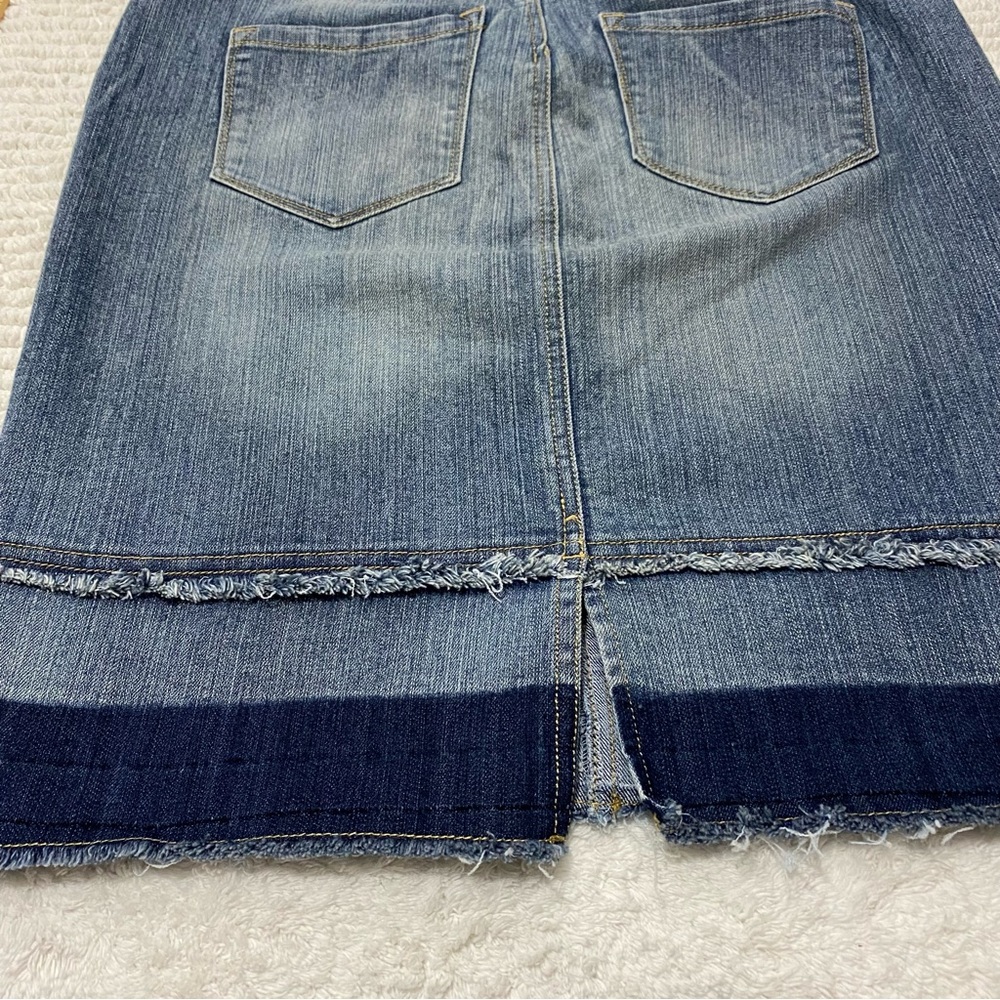 Nine West Denim Skirt Size‎ 6 Medium Wash - Picture 8 of 9